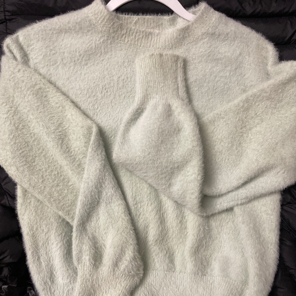 Mint green sweater